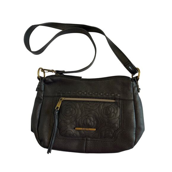 Rosetti Boho Embroidered Floral Convertible Ltweight Soft Crossbody Purse Travel - Picture 1 of 11